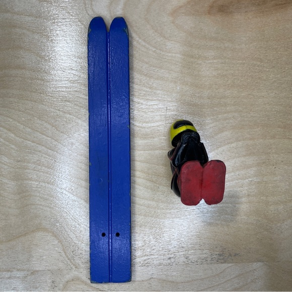 Vintage Norwegian Speed Skier Toy - Picture 9 of 12